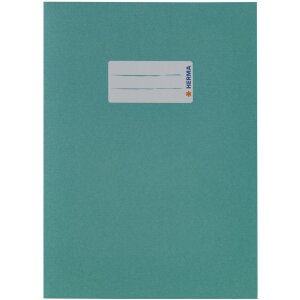 Copertina per cartelle di carta turchese DIN A5