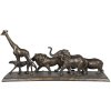 Decorazione animali 5PR0051 bronzo marrone 71x16x34 cm