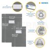 HERMA Salvadocumenti in carta DIN A4 blu