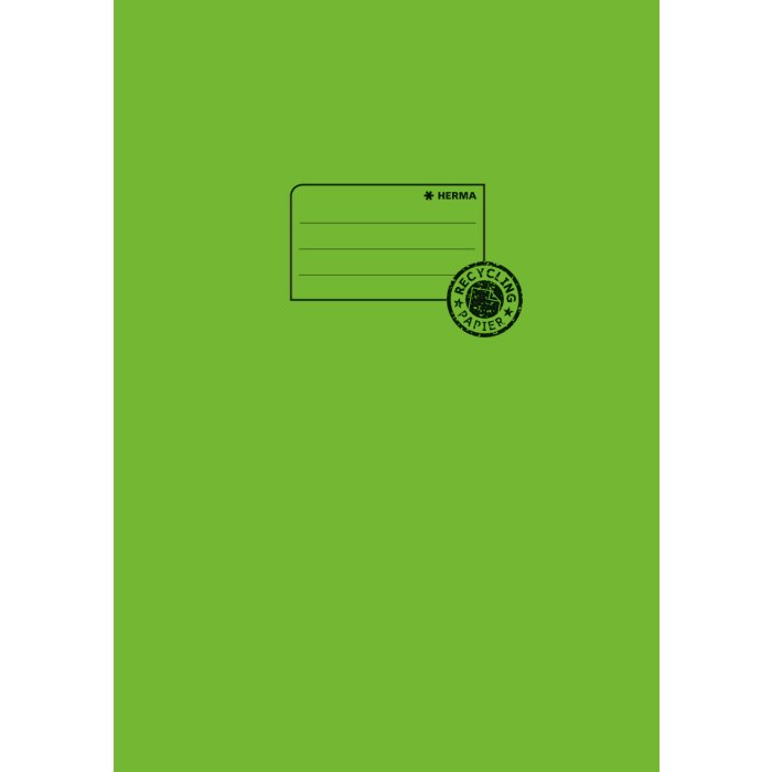 Copertina per raccoglitore A4 verde erba