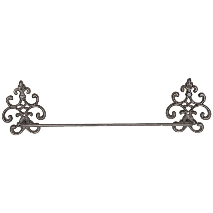 Portasciugamani ospite 5Y0538 marrone 58x6x15 cm