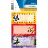 Etichette scolastiche Farfalle, begli mmert