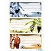 Etichette FOOTBALL 3 fogli
