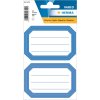 Etichette scolastiche HERMA con bordo blu neutro 82x55 mm