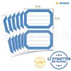 Etichette scolastiche HERMA con bordo blu neutro 82x55 mm