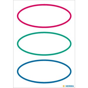 etichette scolastiche herma a tre colori