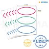 etichette scolastiche herma a tre colori