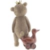 Decorazione Orso 6PR2404 marrone 8x7x13 cm