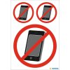 Etichette informative No cellulare resistente alle intemperie 1 foglio.