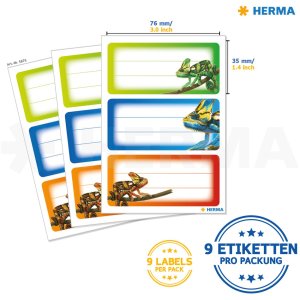 Etichette per libri HERMA Geco scolastico VARIO