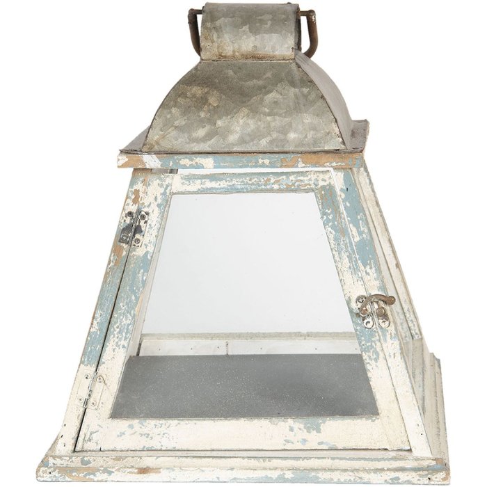 Lanterna 6Y2954 Bianco invecchiato 33x33x37 cm