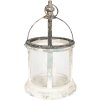 Lanterna 6Y2956 Marrone - Bianco Ø 28x46 cm