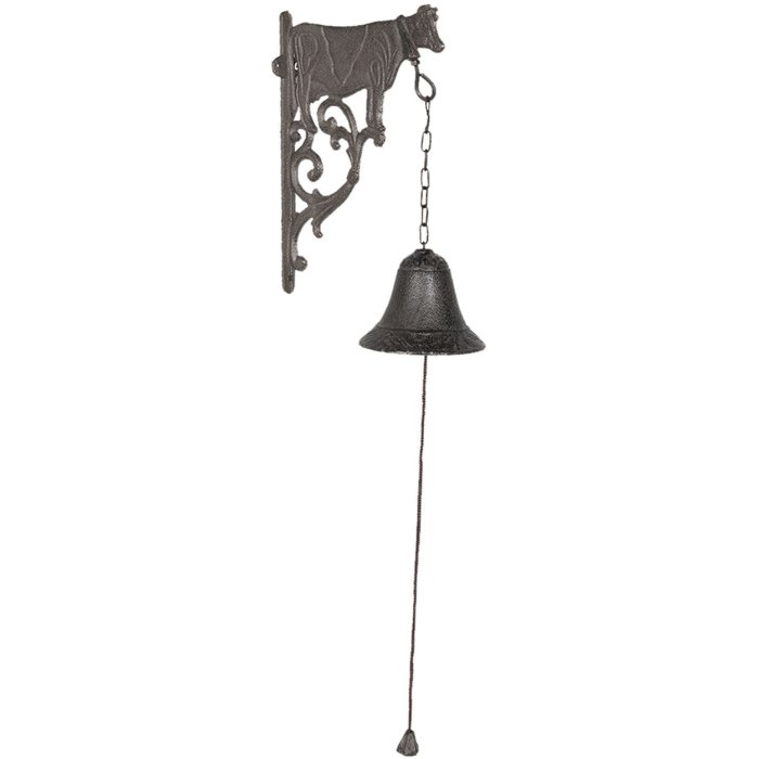 Mucca a campana 6Y3000 marrone 10x19x25 cm