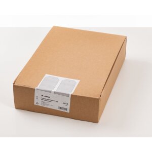 Cartellino 60x113 mm con occhiello in plastica 1000 pz.