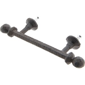 Pomello per porta 6Y3029 marrone 2x16x5 cm