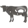Clayre & Eef 6Y3035 Apribottiglie 16x3x10 cm Mucca in metallo marrone Rettangolare