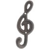 Gancio a muro Clef 6Y3048 marrone 6x5x17 cm