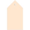 Cartellini 80x150 mm con occhiello in plastica e angoli ripiegati 250 pz.