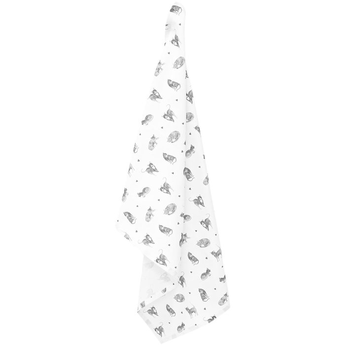 Asciugamano da cucina CAK42C grigio 50x70 cm