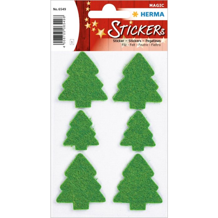 Alberi di Natale MAGICI, feltro