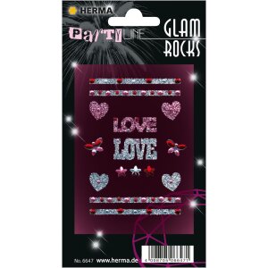 Adesivo per cellulare HERMA Glam Rocks Love