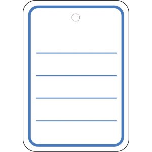 Cartellini per merce 42x60 mm perforati senza filo 1000 pz.