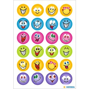 herma magic sticker faces, mica foil