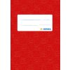 HERMA proteggi libretto DIN A6 rivestito di rosso