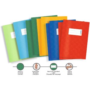 Copertina per quaderno PP A5 rivestito-blu scuro