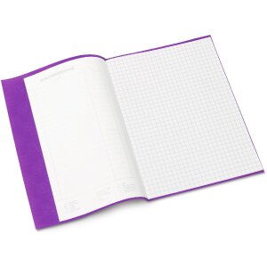 Copertina del quaderno PP A5 rivestita-viola