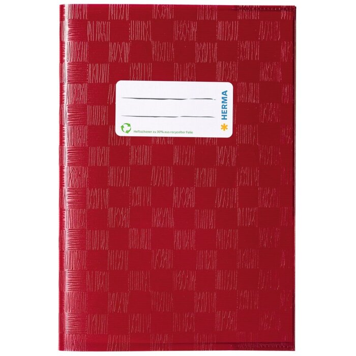 Copertina del quaderno pp a5 rivestito-rosso vino