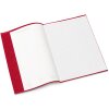 Copertina del quaderno pp a5 rivestito-rosso vino