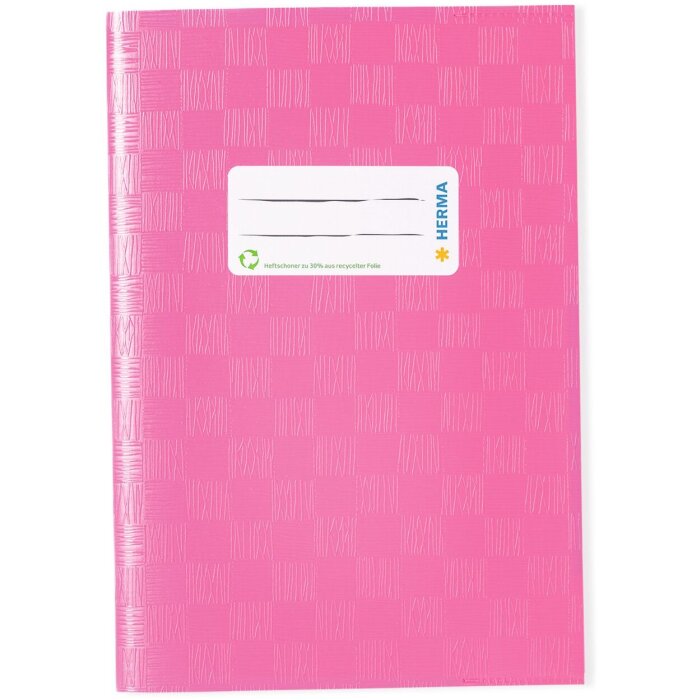 Copertina del quaderno PP A5 rivestito-rosa