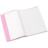 Copertina del quaderno PP A5 rivestito-rosa