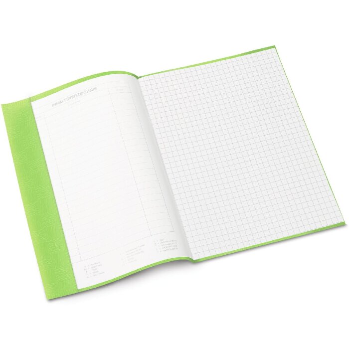 Copertina per quaderno PP A5 coperta-verde chiaro