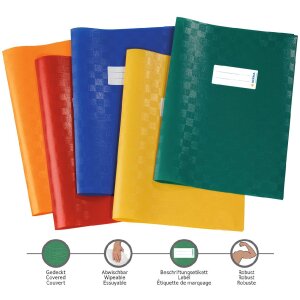 Copertina quaderno pp a4 rivestito-blu scuro