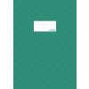Copertina per quaderno PP A4 rivestita-verde scuro