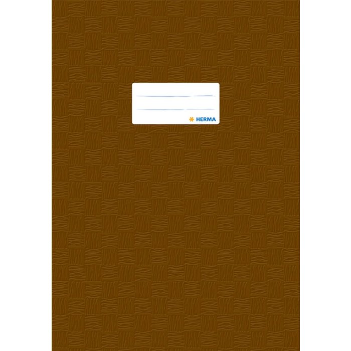 Copertina del quaderno PP A4 rivestita-marrone