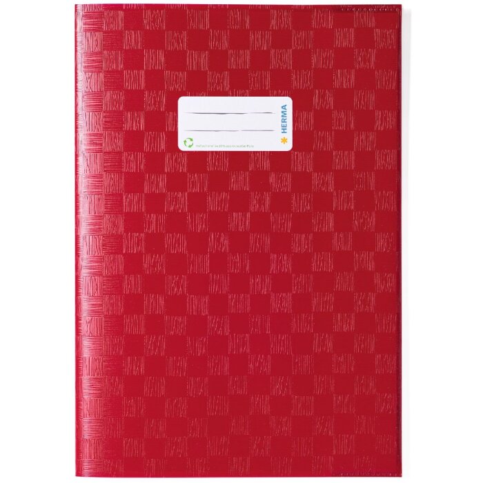 Copertina del quaderno pp a4 rivestita-rosso vino