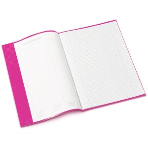 Copertina del quaderno PP A4 rivestito-rosa