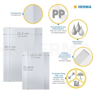 protezione trasparente per notebook A5