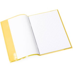 Copertina per quaderno PP A5 trasparente-giallo