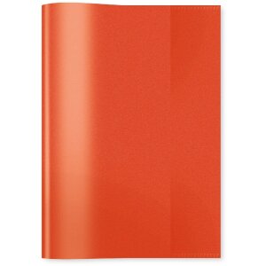 Copertina per quaderno PP A5 trasparente-rosso