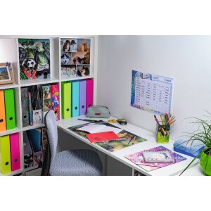Copertina per quaderno PP A5 trasparente-rosso