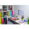 Copertina per quaderno PP A5 trasparente-rosso
