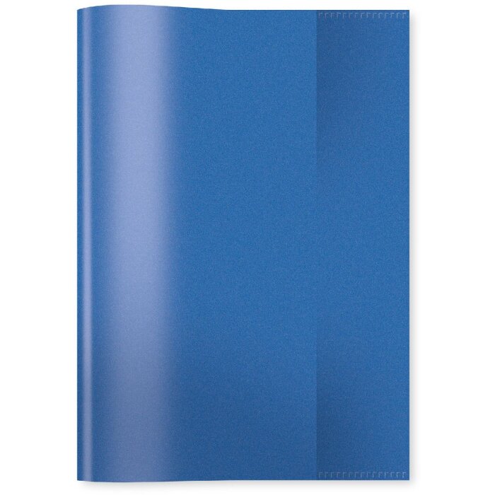 Copertina per quaderno PP A5 trasparente-blu