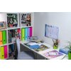 Copertina per quaderno PP A5 trasparente-blu