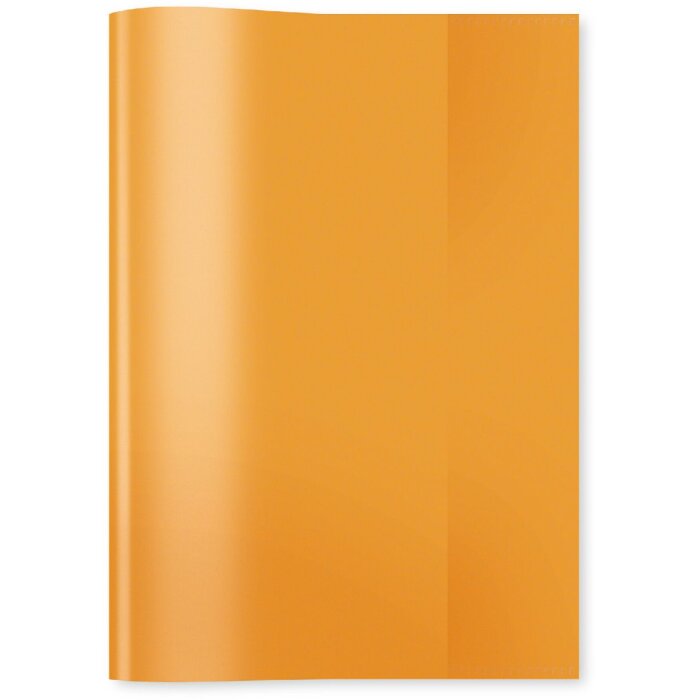 Copertina quaderno pp a5 trasparente-arancione