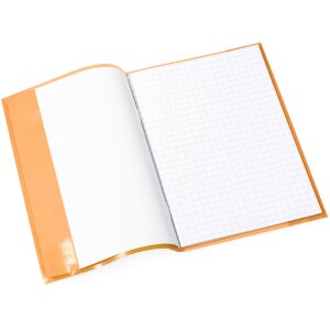 Copertina quaderno pp a5 trasparente-arancione