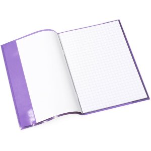 Copertina per quaderno PP A5 trasparente-viola
